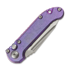 Microtech Auto LUDT Gen III Tanto Purple Haze Slab Titanium folding knife 1136-10MS9