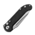 Microtech Auto LUDT Gen III Tanto Stonewash Black folding knife 1136-10