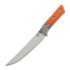Microtech - Boning Knife 6" Bolstered - Stonewash - Ember G10