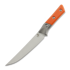 Microtech Boning Knife 6" Bolstered - Stonewash - Ember G10 주방용 칼 3100B-10EM