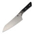 Virtuves nazis Microtech Chef's - Stonewash - G10, melns 3000B-10BK