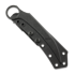 Nuga Microtech Feather Signature Series Distressed Black Full Serrated 215-3DBKS