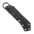 Nuga Microtech Feather Signature Series Distressed Black Full Serrated 215-3DBKS