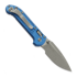 Microtech LUDT RAM-LOK S/E Apocalyptic Standard Frag Aluminum Blue סכין מתקפלת 1135RL-10APFRBL