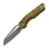 Microtech MSI Apocalyptic Finish sulankstomas peilis, Standard, Fluted Aluminum, tan 210-10APFLTA