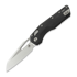 Microtech MSI Stonewashed kääntöveitsi, Standard, Fluted G-10 black 210-10FLGTBK