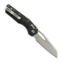 Microtech MSI Stonewashed kääntöveitsi, Standard, Fluted G-10 black 210-10FLGTBK