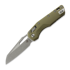 Microtech MSI Apocalyptic sulankstomas peilis, Standard, Fluted G-10 od green 210-10APFLGTOD