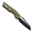 Microtech MSI Black kääntöveitsi, Standard, Fluted G-10 od green 210-1FLGTOD