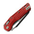 Microtech MSI Black sulankstomas peilis, Standard, Red Frag Aluminum 210-1FRRD