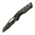 Microtech MSI DLC Stonewash Frag Pattern folding knife, combo edge 210-2DLCTFRMS1