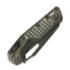 Microtech MSI DLC Stonewash Frag Pattern folding knife, full serrated 210-3DLCTFRMS1