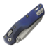 Microtech MSI Mini Ram-Lok Apocalyptic Antique Blue Slab Titanium 접이식 나이프, blue accent 210M-10APMS2