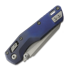Microtech MSI Mini Ram-Lok Apocalyptic Antique Blue Slab Titanium 접이식 나이프, blue accent 210M-10APMS2