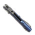 Microtech MSI Mini Ram-Lok Apocalyptic Antique Blue Slab Titanium 접이식 나이프, blue accent 210M-10APMS2