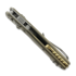Microtech MSI Mini Ram-Lok Apocalyptic Antique Bronze Slab Titanium 접이식 나이프, bronze accent 210M-10APMS3