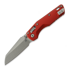Navaja Microtech MSI Mini Ram-Lok Apocalyptic Standard Fluted Aluminum Red 210M-10APFLRD