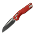 Microtech - MSI Mini Ram-Lok Black Standard Fluted Aluminum Red