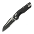 Navaja Microtech MSI Mini Ram-Lok S/E Black Tactical Fluted Aluminum, hoja dentada 210M-2FL