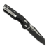 Navaja Microtech MSI Mini Ram-Lok S/E Black Tactical Fluted Aluminum, hoja dentada 210M-2FL