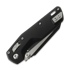 Navaja Microtech MSI Mini Ram-Lok S/E Black Tactical Fluted Aluminum, hoja dentada 210M-2FL