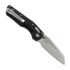 Microtech MSI Mini Ram-Lok Stonewash Standard Fluted Aluminum Black sulankstomas peilis 210M-10FL