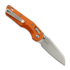 Navaja Microtech MSI Mini Ram-Lok Stonewash Standard Fluted Aluminum Orange 210M-10FLOR
