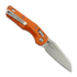 Navaja Microtech MSI Mini Ram-Lok Stonewash Standard Fluted Aluminum Orange 210M-10FLOR
