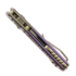 Microtech MSI Mini Royal Purle Frag Titanium 접이식 나이프, 톱니 모양 칼날 210M-14FRMS5
