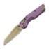 Microtech - MSI Mini Royal Purle Slab Titanium, fully serrated