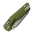 Navaja Microtech MSI Mini S/E Apocalyptic Fluted Aluminum OD Green, hoja dentada 210M-11APFLOD