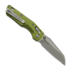 Navaja Microtech MSI Mini S/E Apycalyptic Fluted Aluminum OD Green, full serrated 210M-12APFLOD