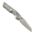 Microtech MSI Mini S/E Stonewash Standard Fluted Titanium sulankstomas peilis, blue accents 210M-10FLMS3