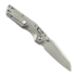 Couteau pliant Microtech MSI Mini S/E Stonewash Standard Fluted Titanium, blue accents 210M-10FLMS3