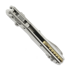 Microtech MSI Mini S/E Stonewash Standard Fluted Titanium sulankstomas peilis, bronze accents 210M-10FLMS2