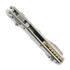 Couteau pliant Microtech MSI Mini S/E Stonewash Standard Fluted Titanium, bronze accents 210M-10FLMS2