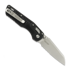 Microtech MSI Mini S/E Stonewash Standard Frag sulankstomas peilis, black, dantytas 210M-11FR