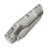 Microtech MSI Mini S/E Stonewash Standard Frag Titanium sulankstomas peilis, blue accents 210M-10FRMS3