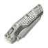 Couteau pliant Microtech MSI Mini S/E Stonewash Standard Frag Titanium, blue accents 210M-10FRMS3