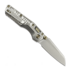 Couteau pliant Microtech MSI Mini S/E Stonewash Standard Frag Titanium, flamed accents 210M-10FRMS5