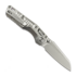 Microtech MSI Mini S/E Stonewash Standard Frag Titanium sulankstomas peilis, purple accents 210M-10FRMS4