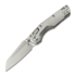 Microtech MSI Mini S/E Stonewash Standard Slab Titanium foldekniv, blue accents 210M-10MS3