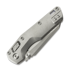 Microtech MSI Mini S/E Stonewash Standard Slab Titanium sulankstomas peilis, blue accents 210M-10MS3