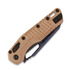 Microtech MSI Ram-Lok Coppermai Damascus sulankstomas peilis, Frag Pattern Copper & Blue Ti 210-16FRMS2