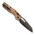 Coltello pieghevole Microtech MSI Ram-Lok Coppermai Damascus, Frag Pattern Copper & Bronze Ti 210-16FRMS1