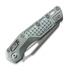 Microtech MSI Ram-Lok Taschenmesser, Ice Blue Ano Frag, Stonewash 210-10FRMS6