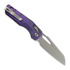 Microtech MSI Ram-Lok sulankstomas peilis, Purple Haze Ano Slab Side, Stonewash 210-10MS5