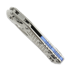 Microtech MSI Ram-Lok Stonewashed sulankstomas peilis, Frag Titanium, blue accents 210-10FRMS2