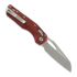 Microtech MSI S/E 折り畳みナイフ, Merlot Fluted Aluminum, Apocalyptic 210-10APFLMR