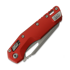 Microtech MSI S/E sulankstomas peilis, Red Fluted Aluminum, Apocalyptic 210-10APFLRD